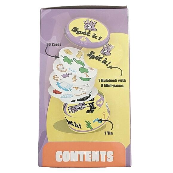 New Spot It! Classic Family Party Matching Card Game - Picture 3 of 7